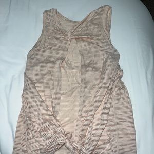 Lululemon open back tank